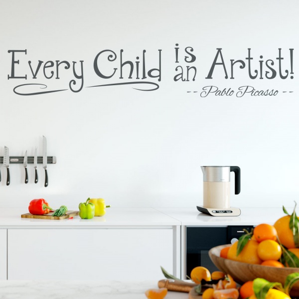 Every Child Is An Artist Wall Art Sticker
