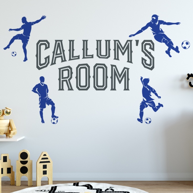 Football Wall Sticker Personalised With Any Name