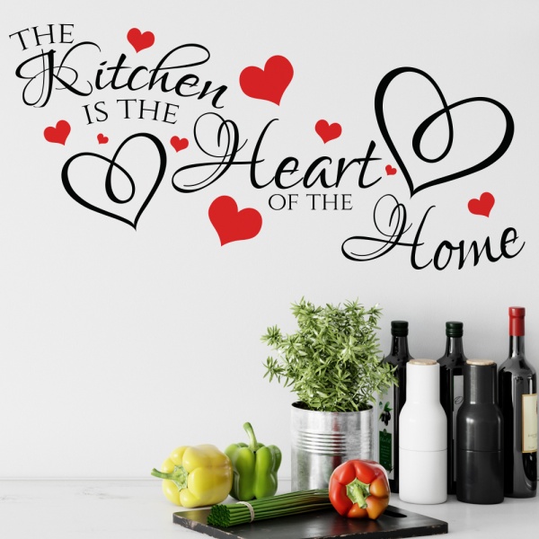 Heart Of The Home - Kitchen Wall Sticker