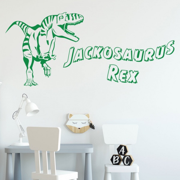 Dinosaur Wall Sticker - Personalised T-Rex Decal