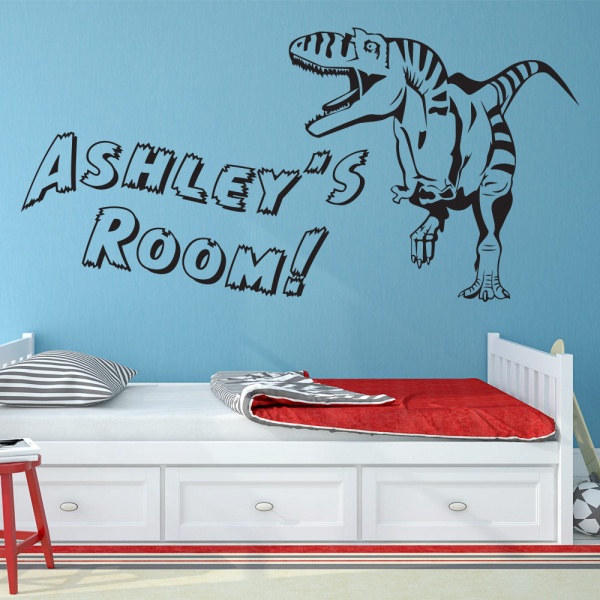 Dinosaur Wall Sticker - Personalised T-Rex Decal