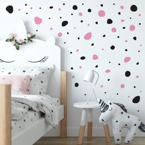 Polka Dot Wall Stickers - interior design sticker pack