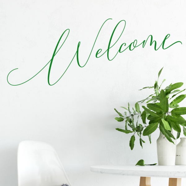 Welcome Wall Sticker Decal