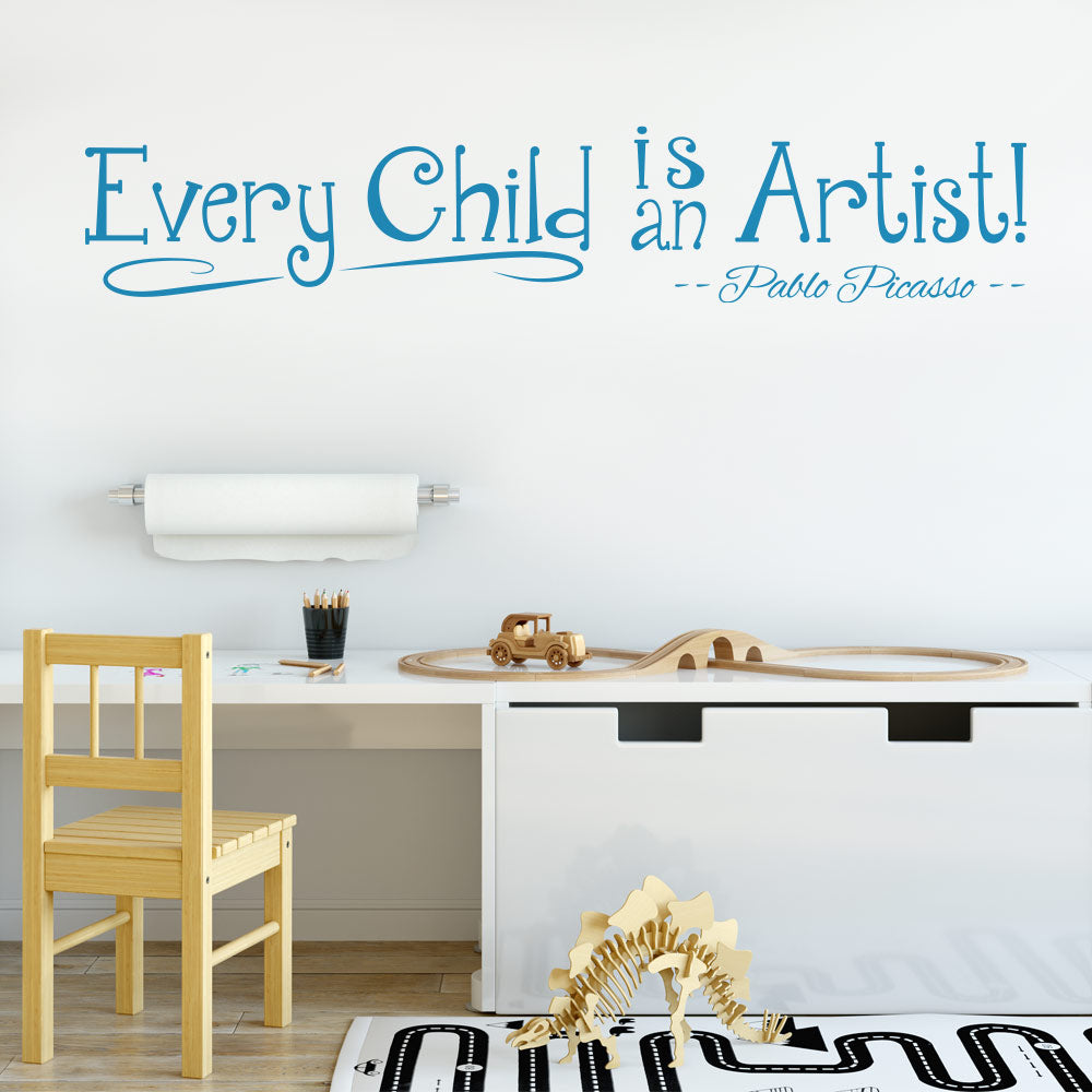 Every Child Is An Artist Wall Art Sticker