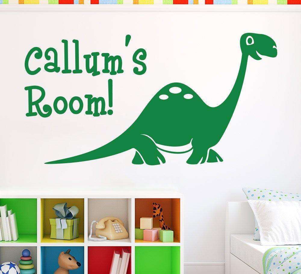 Cute Dinosaur Diplodocus Wall Sticker Personalised