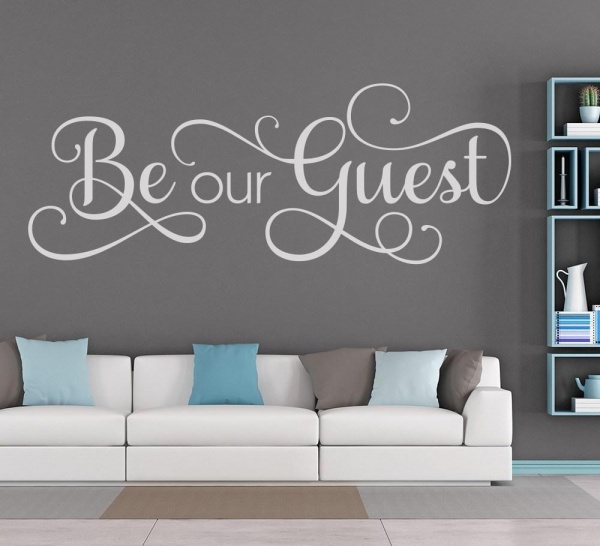 Be Our Guest Wall Art Sticker