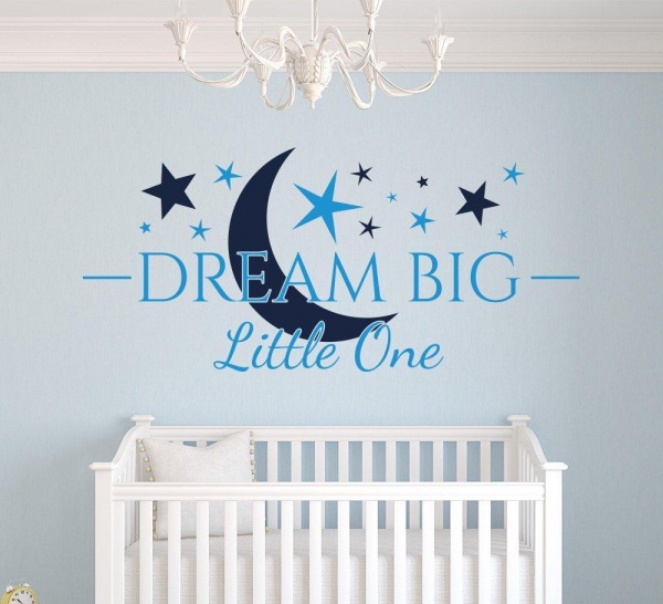 Dream Big Little One Wall Art Sticker