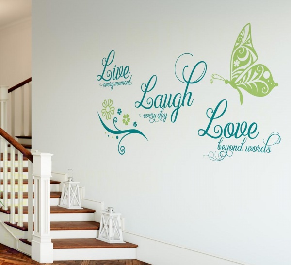 Live Laugh Love Wall Art Sticker