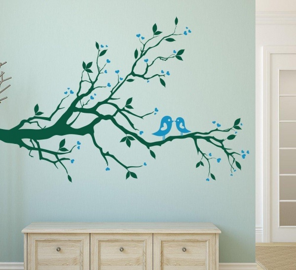 Birds on a tree Wall Art Sticker
