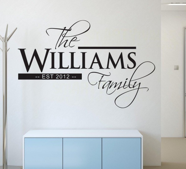 Family Established Wall Sticker
