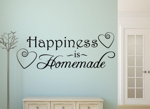Happiness Is Homemade Wall Art Sticker