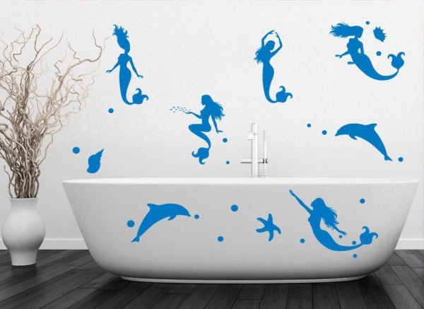 Mermaid Bundle Bathroom Wall Art Stickers