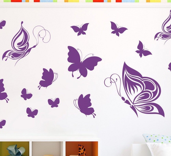 Butterfly Wall Stickers or Ceiling Stickers 20 Pack