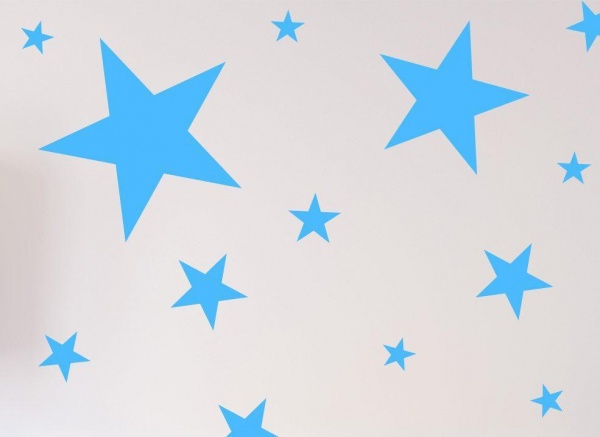 Star Wall Stickers or Ceiling Stickers 20 Pack