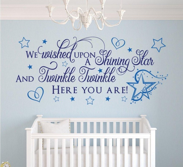 We Wished Upon A Shining Star Wall Sticker